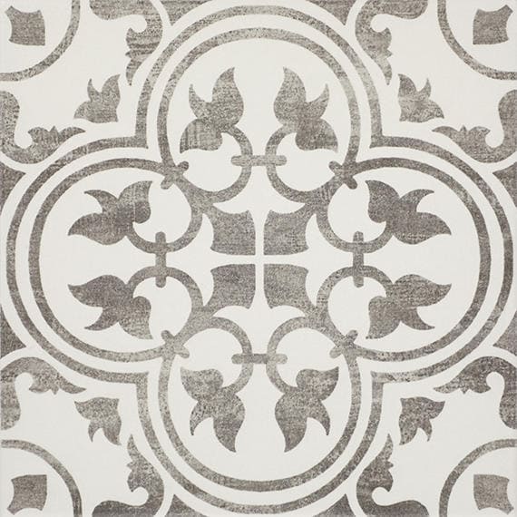 Daltile Memoir 12" x 12" Deco Petal Grey