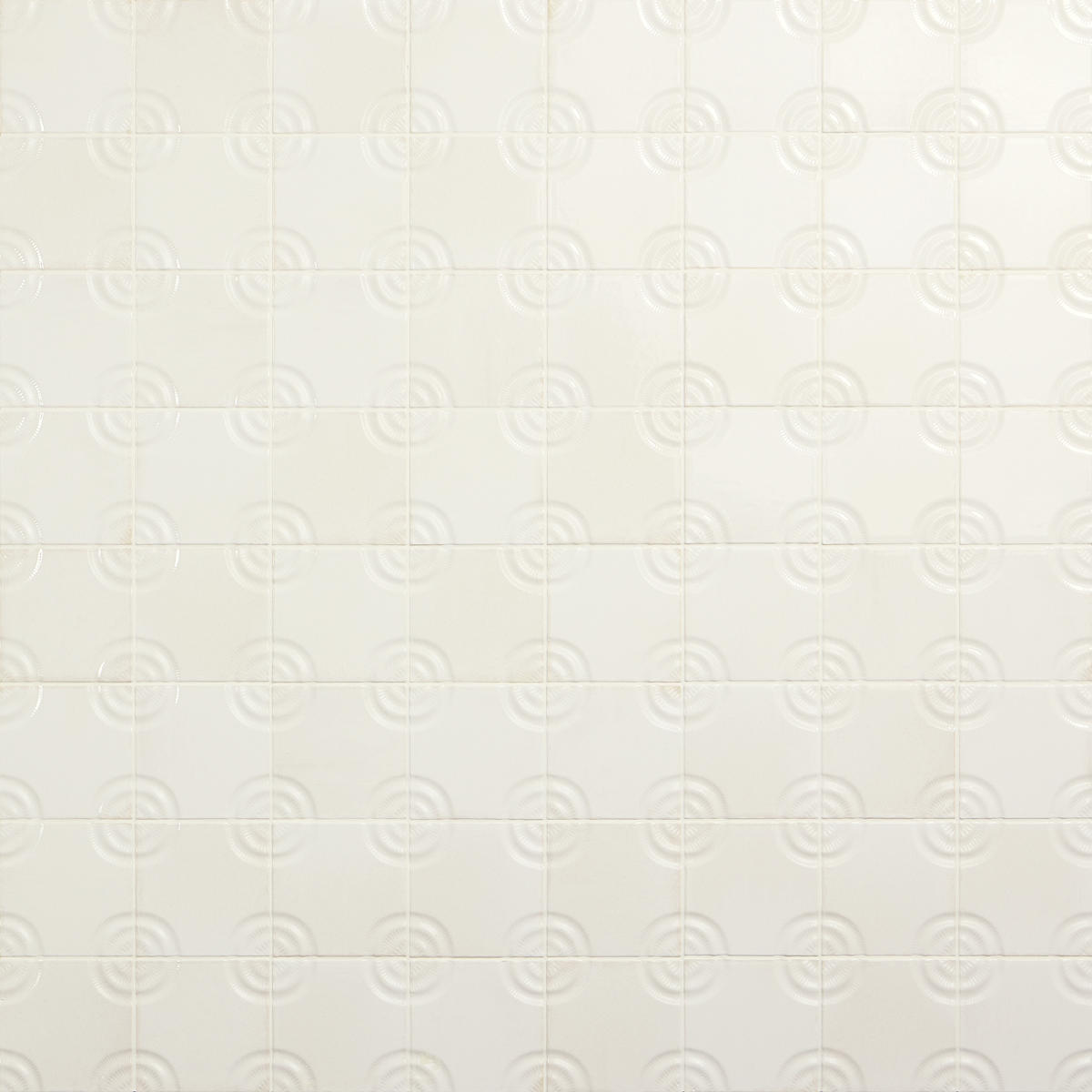 Daltile Relicca 4" x 4" Circle Glossy Pristine