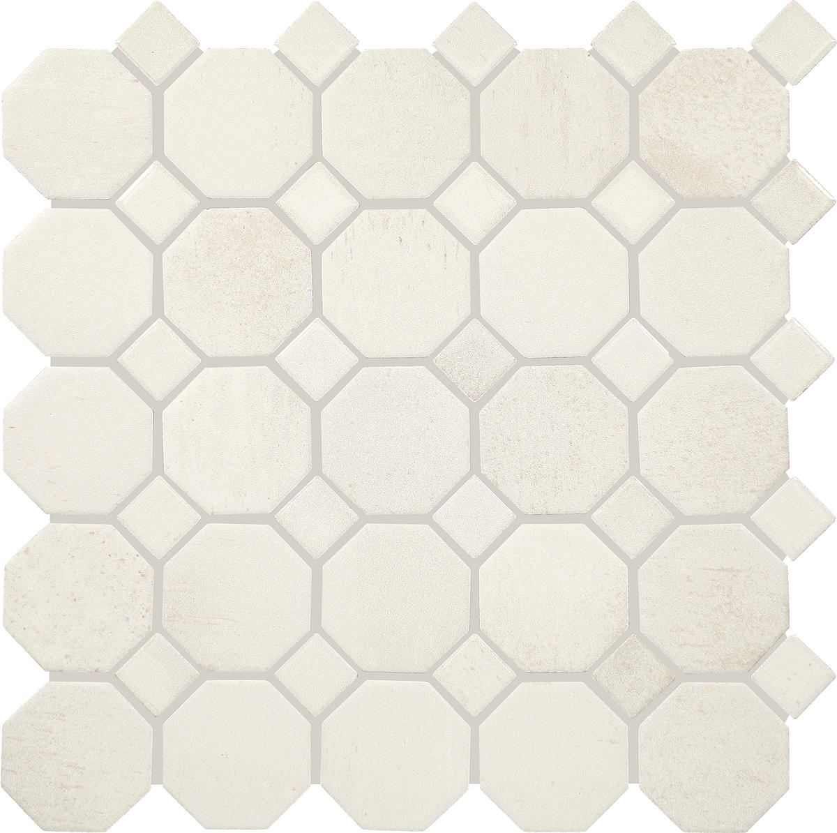 Daltile Relicca 2" Octagon Dot Mosaic 12" x 12" Mixed Pristine