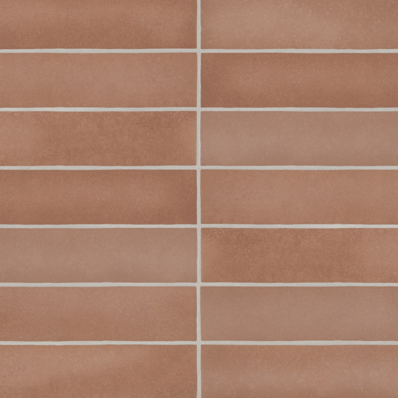 Bedrosians Makoto 2.5" x 10" Matte Umi Terracotta