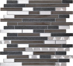 Daltile Endeavors 12" X 12" Mosaic Random Zen Blend