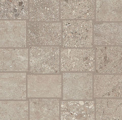 Daltile Museo 2" x 3" Abstract Mosaic 12" x 12 Matte Natural Grey