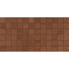 American Olean Theoretical 12" X 24" Mosaic - Pressed Deep Copper