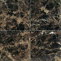 American Olean Marble & Onyx 18" X 18" Emperador Dark