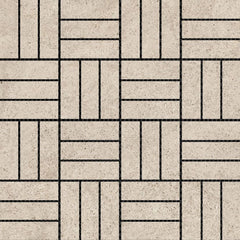 Emser Lunara 1" x 3" Hatch Mosaic 12" x 12" Honed