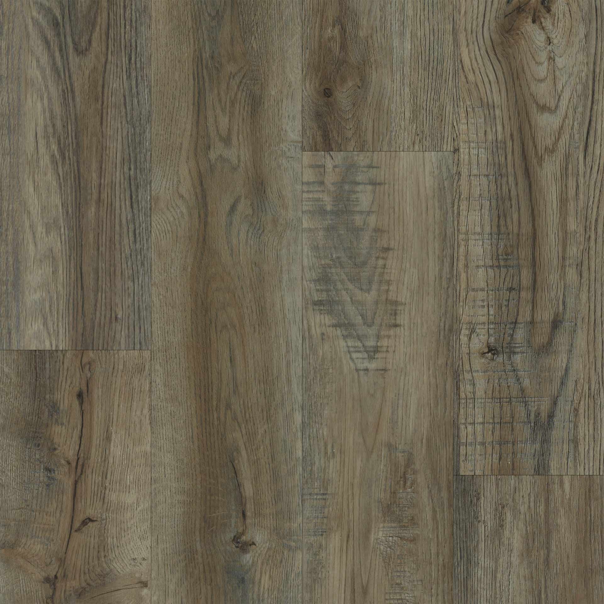 Happy Feet Stone Elegance II 7.25" x 48" 6.2mm 20 mil Stabilicor Plus (SPC) Colonial Pecan
