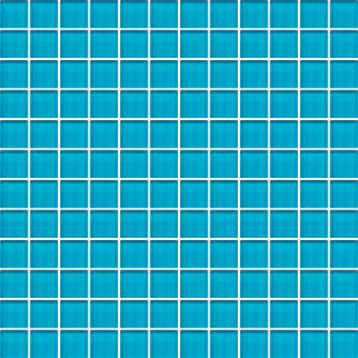 American Olean Color Appeal 11.75" X 11.75" Glass Mosaics Hawaiian Ocean