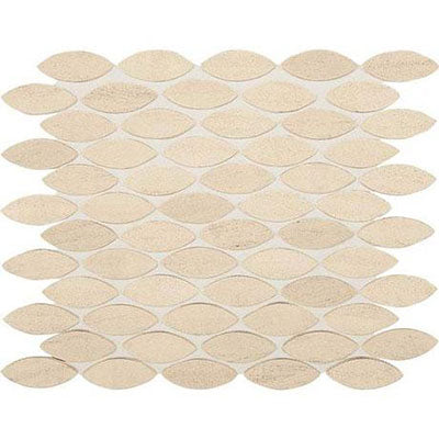 American Olean Ascend Stone 1" X 2.38" Mosaics Leaf Honest Greige