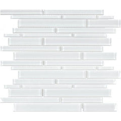 Chesapeake Essentials Glass Random Strip Mosaic Ice