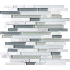 Chesapeake Stone Glass Linear Blend Mosaic Iceland