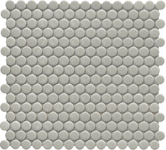 Emser Influence 11"x12" Penny Round Mosaic 1"x1" Polished Fawn
