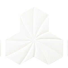 Daltile Stare Electric 5" X 5" Twist Joule White