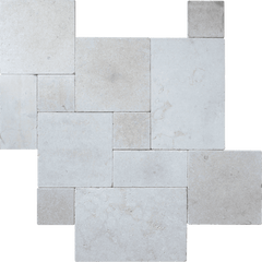 Bedrosians Travertine 3cm Paver Set 8" x 8" - 8" x 16" - 16" x 16" - 16" x 24" Menia Cream