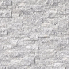MS International Rockmount 6" x 24" SplitFace Ledger Panel Arabescato Carrara