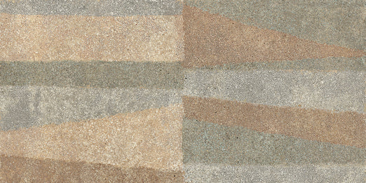 Emser Levata 23" X 47" Brushed Slim Deco Mista