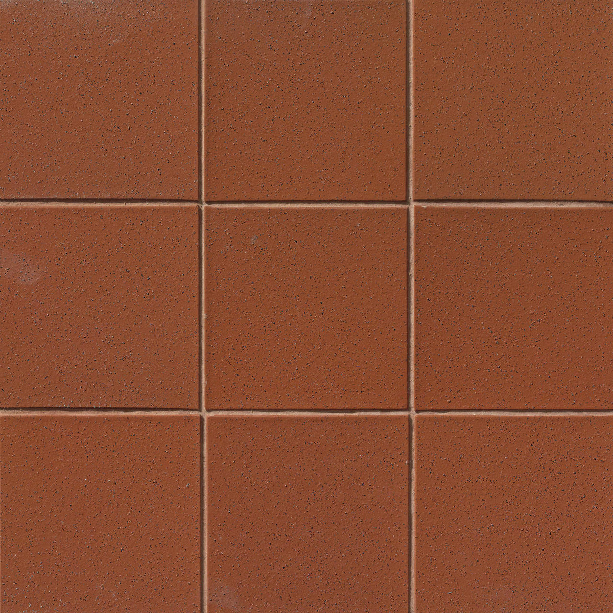 Bedrosians Metropolitan 6" x 6" Quarry Tile Non-Abrasive Mayflower Red