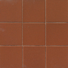 Bedrosians Metropolitan 6" x 6" Quarry Tile Non-Abrasive Mayflower Red