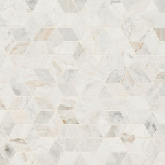 MS International Decorative Mosaic 12" x 12" Cube Arabescato Venato White