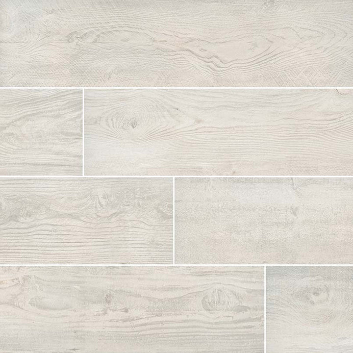 MS International Caldera 8" x 47" Rectified Matte Blanca