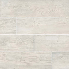 MS International Caldera 8" x 47" Rectified Matte Blanca