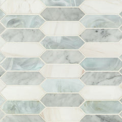 MS International Decorative Mosaic 12" x 12" Picket Cienega Springs