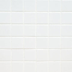 MS International Domino 12" x 12" GLossy 9.6mm 2" x 2" White
