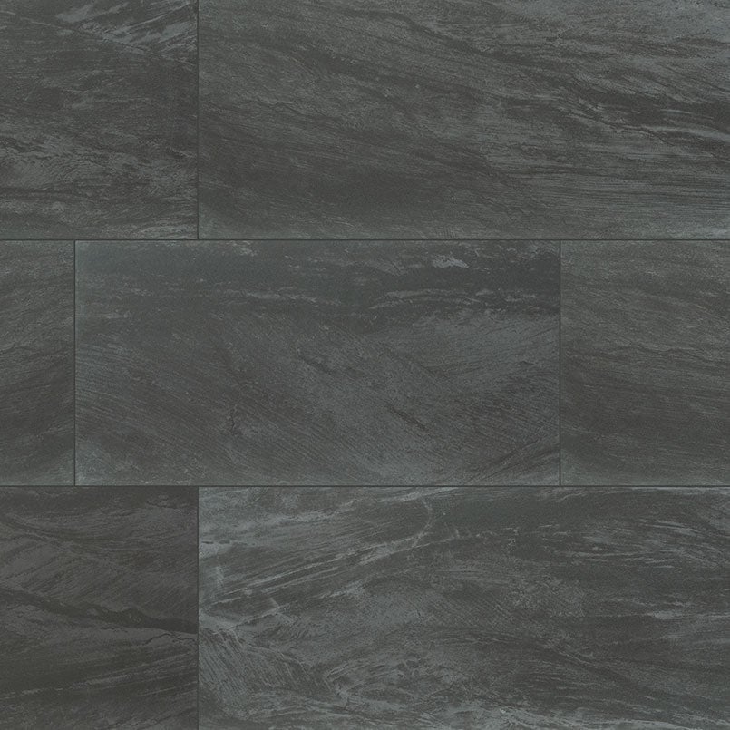 MS International Durban 12" x 24" Matte Anthracite
