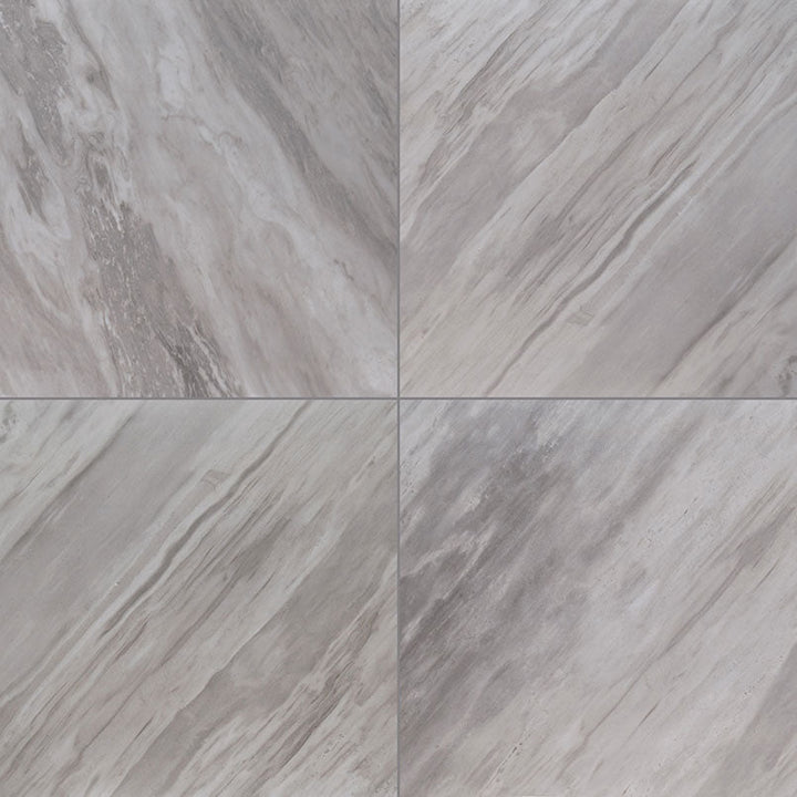MS International Eden 24" x 24" Polished Bardiglio