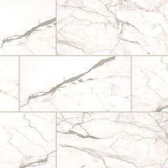MS International Essentials 12" x 24" Matte White Vena