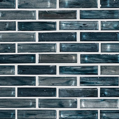 MS International Decorative Mosaic 1" x 4" Glass Tile Oasis Blast