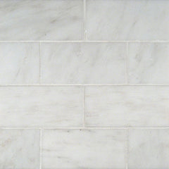 MS International Natural Stone Marble 3" x 6" Arabescato Cararra