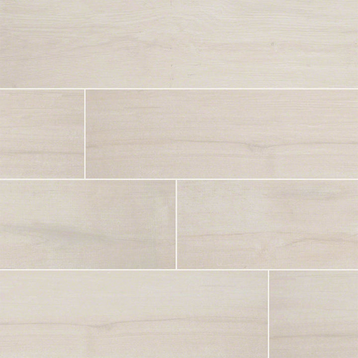 MS International Palmetto 6" x 36" Matte Bianco
