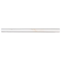 MS International Natural Stone Marble 0.75" x 0.75" Pen Molding Polished Bianco Dolomite