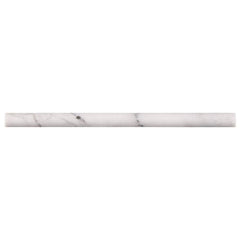 MS International Natural Stone Marble 0.75" x 0.75" Pen Molding Honed Calacatta Cressa