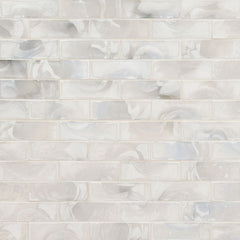 MS International Decorative Mosaic 12" x 12" Subway 2" x 6" Pearla