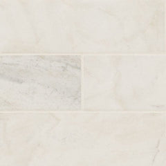 MS International Natural Stone Marble 4" x 12" Honed Venato White