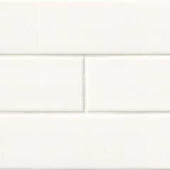 MS International Domino 4" x 12" Glossy White