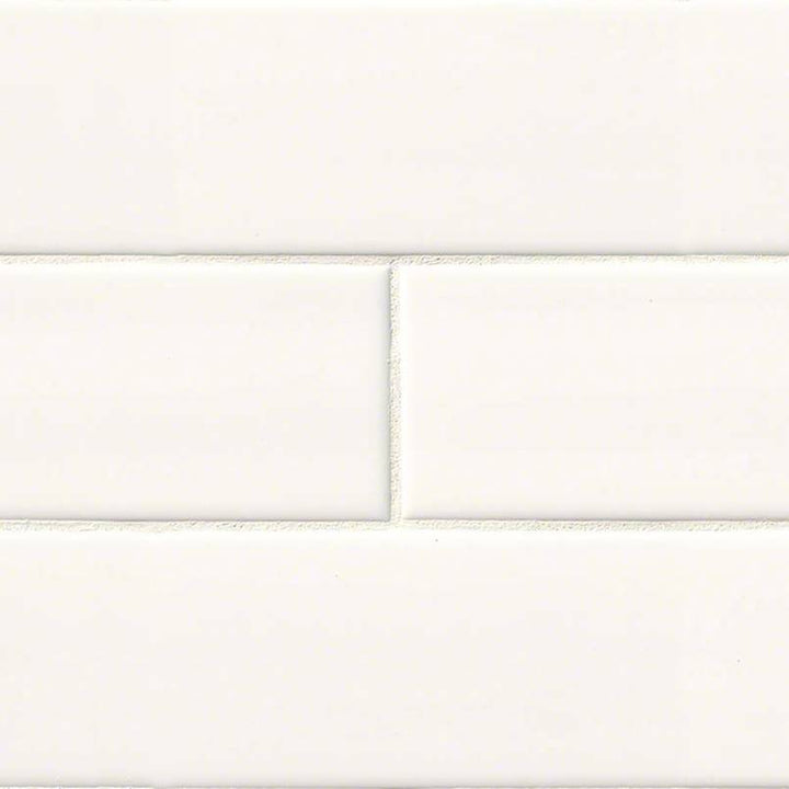 MS International Domino 12" x 12" Subway 4" x 16" White