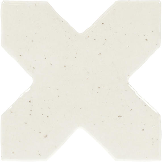 Marazzi Constellaire 6" x 6" Cross Handcrafted Glossy Callisto