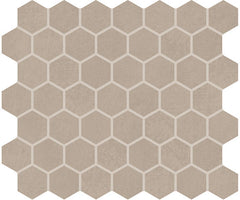 Marazzi Moroccan Concrete 1.5" Hexagon Mosaic Taupe