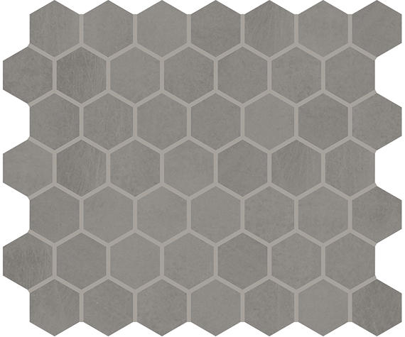Marazzi Moroccan Concrete 1.5" Hexagon Mosaic Gray