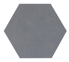 Marazzi Moroccan Concrete 8" X 9" Hexagon Blue Gray