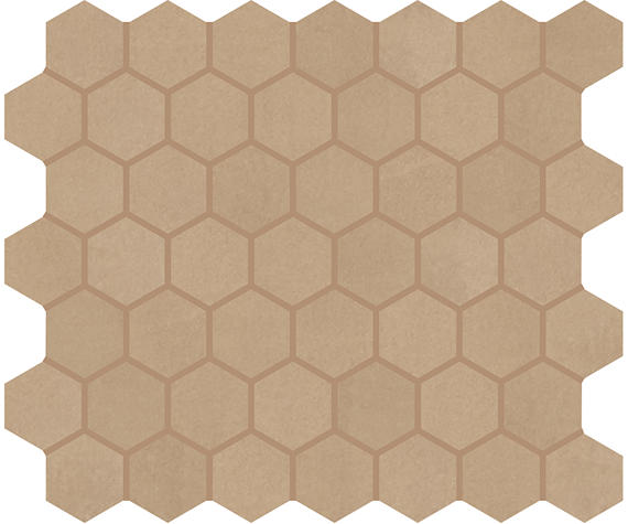 Marazzi Moroccan Concrete 1.5" Hexagon Mosaic Ochre