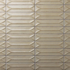 Marazzi Terramater 3.5" x 15" Wave Crest Glossy Moss