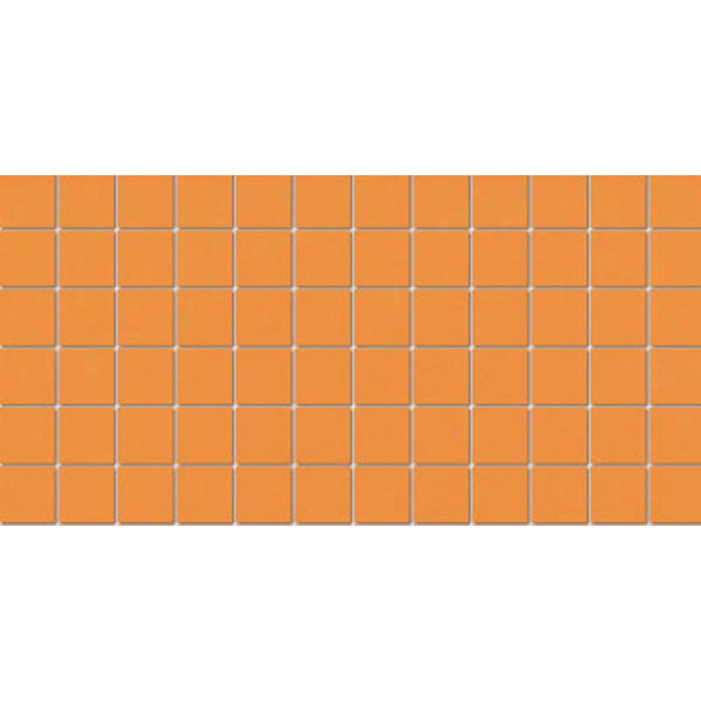 American Olean Color Story 12" X 24" Dot mounted Mosaic Madarin