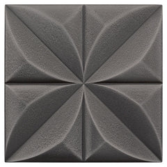 Marazzi Geometal 6" X 6" Floret Gunmetal