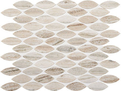 Marazzi Haven Point 1" X 2" Leaf, Straight Edge Candid Heather