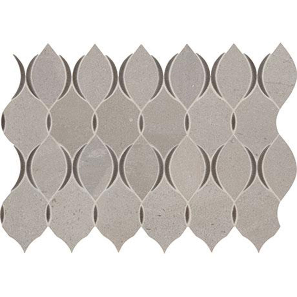 American Olean Presario 11.75" X 12" Lantern Mosaic Meta Silver