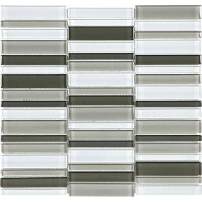 Chesapeake Essentials Glass Random Stacked Mosaic Special Order Mineral Blend