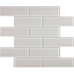 Chesapeake Essentials Glass 2" x 6" Brick Mosaic Mist
